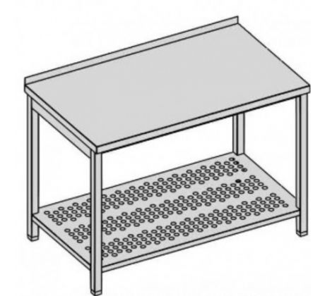 Pracovný stôl s perforovanou policou 110x70