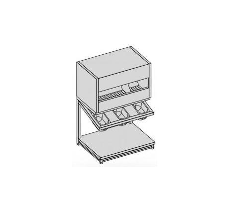 Zásobník na príbory, tácky a pečivo